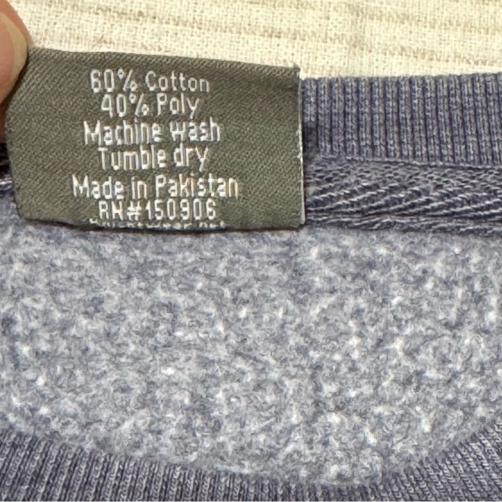 3/$20 Sedona Arizona Graphic Sweatshirt Blue Crewneck Pullover Women M - Picture 6 of 6